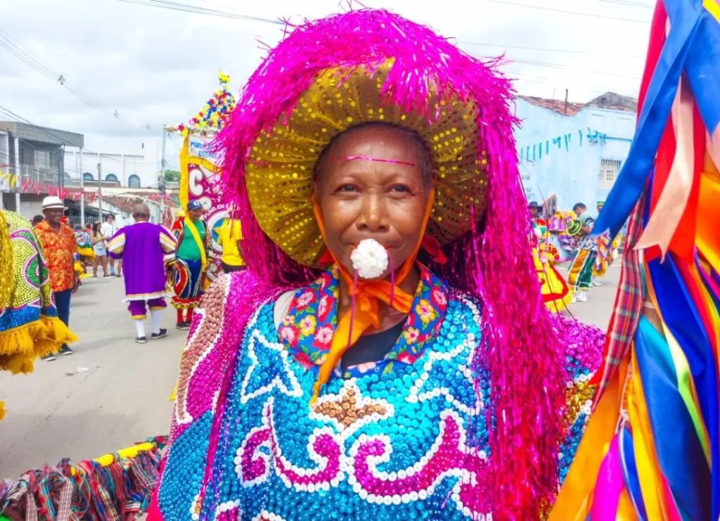 Famosas baianas que carregam a história do Maracatu rural (foto: Geovana Fraga)