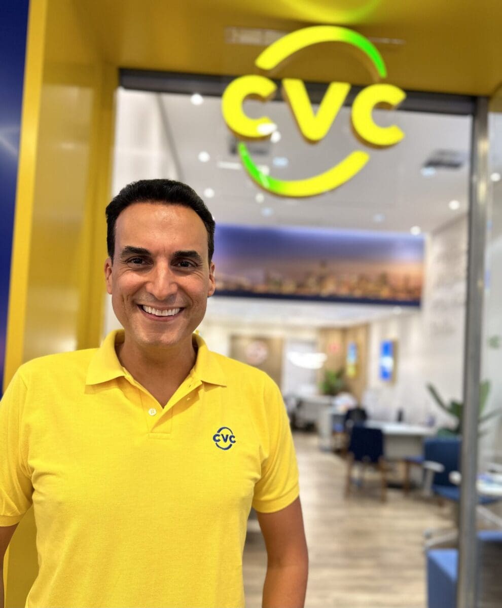 Cláudio Vila Nova, máster franqueado da CVC no Distrito Federal e em Minas Gerais.