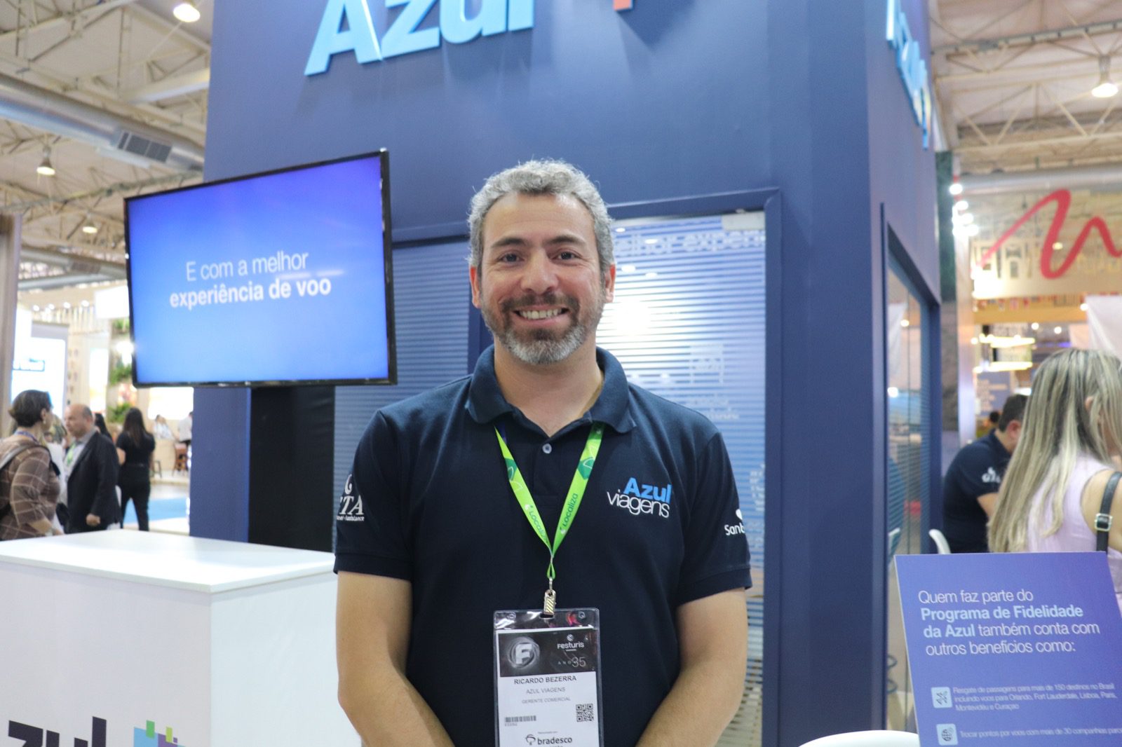 Ricardo Bezerra, gerente Comercial da Azul Viagens Azul Viagens
