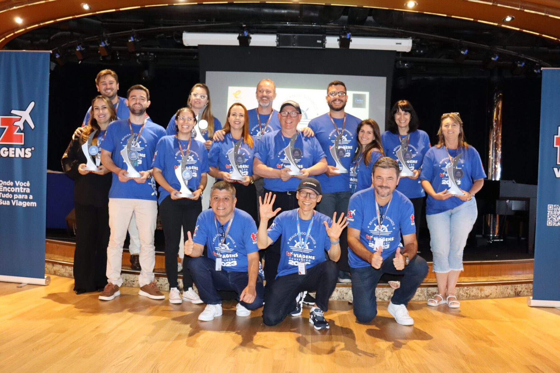 Ao todo, foram dez agências de viagens premiados pela TZ Viagens