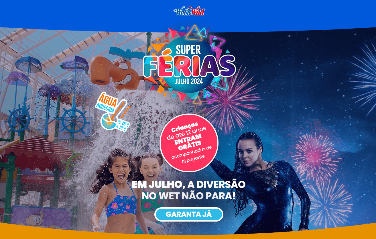 Foto: Reprodução hotsite SuperFérias Wet'n Wild