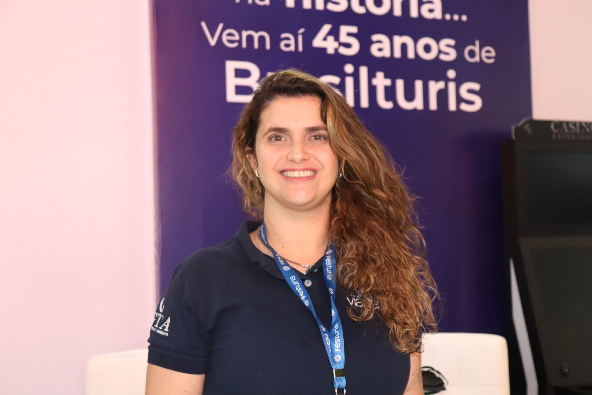 Giulliana Mesquita, gerente de Produtos e Negócios da Azul Viagens Foto: Kamilla Alves (Brasilturis) Azul Viagens