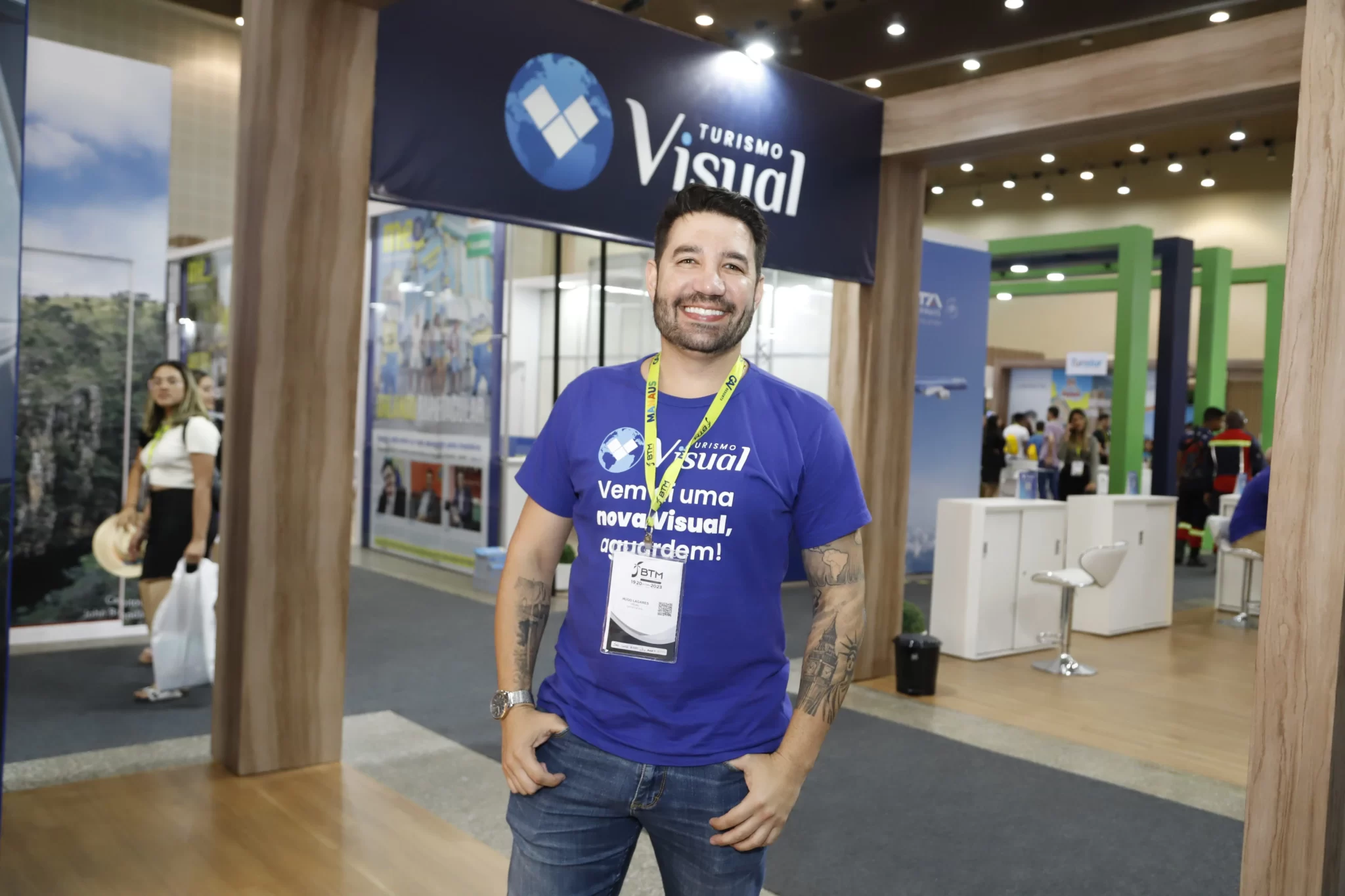 Hugo Lagares, diretor da Visual Turismo. Crédito: Kamilla Alves (Brasilturis)