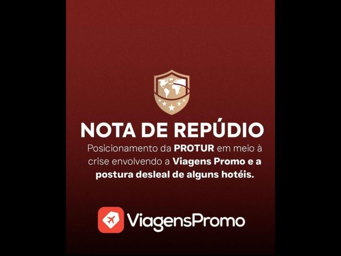 Em nota, Protur reforça que os agentes de viagens não podem ser responsabilizados pelos problemas financeiros da ViagensPromo. Foto: Reprodução Instagram Protur protur viagenspromo