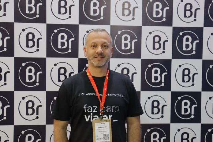 Diego Lando, gerente nacional de Vendas e Distribuição na ICH Administração de Hoteis Crédito: Kamilla Alves/Brasilturis