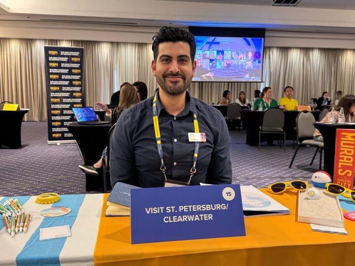 Eddie Delgado, gerente de Comunicação de Visit St. Pete-Clearwater (Foto: Felipe Lima/Brasilturis)