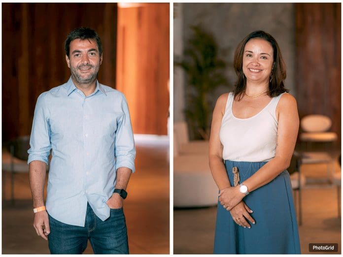 Pablo Morbis, presidente do Conselho do Sindepat e Carolina Negri, presidente executiva da associação. Crédito: Divulgação/Sindepat Pablo Morbis, presidente do Conselho do Sindepat e Carolina Negri, presidente executiva da associação. Crédito: Divulgação/Sindepat