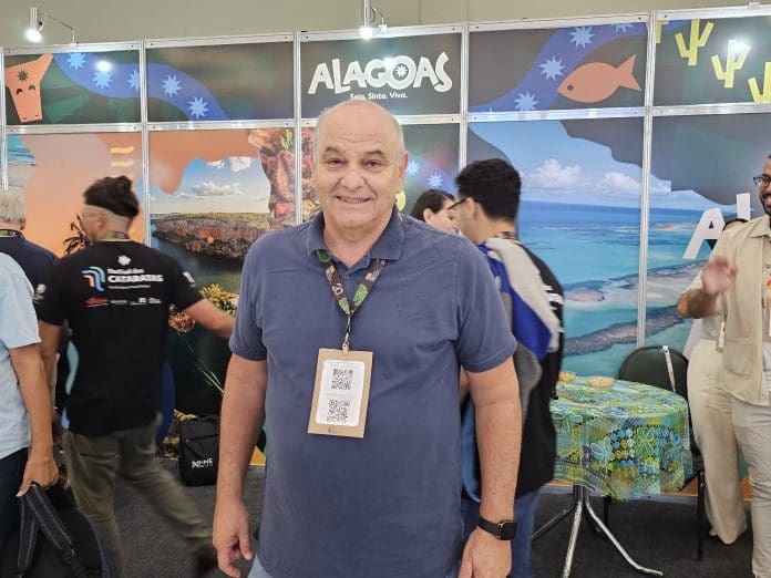 Paulo Roberto Kugelmas, superintendente de Promoção e Marketing de Produtos e Destinos de Alagoas. Crédito: Kamilla Alves/Brasilturis
