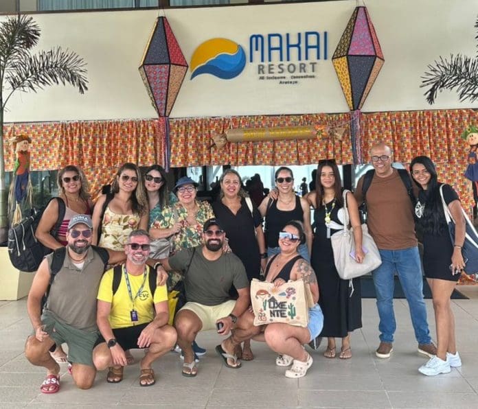 Agentes da CVC estiveram em Sergipe para famtour. Crédito: Divulgação