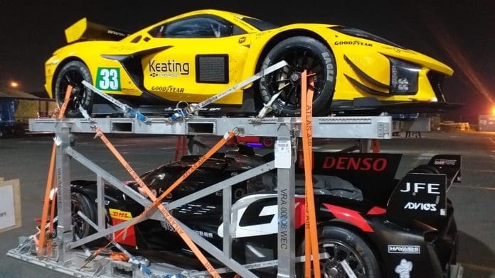 A operação especial movimentou cerca de 456,5 toneladas de equipamentos, distribuídos em 186 paletes. Crédito: Divulgação / Aeroporto de Viracopos wec interlagos