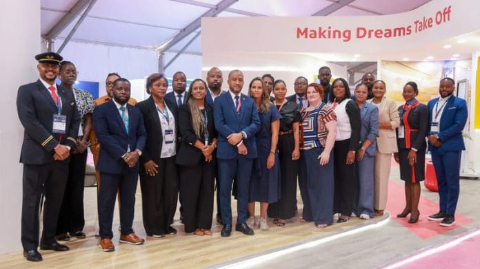 Estande da Taag na Filda Crédito: Divulgação/Taag Estande da Taag na Filda Crédito: Divulgação/Taag