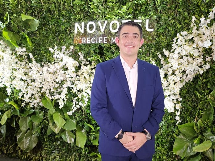 Gustavo Alves, gerente geral do Novotel Recife Marina Crédito: Kamilla Alves/Brasilturis