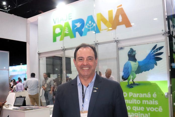 Irapuan Cortes, presidente da Viaje Paraná. Crédito: Maurício Herschander/ Brasilturis