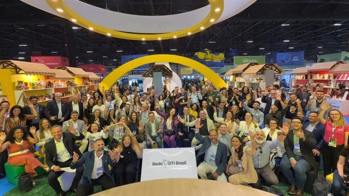 Lançamento Rede DTI- no Salão Nacional do Turismo. Crédito: Divulgação