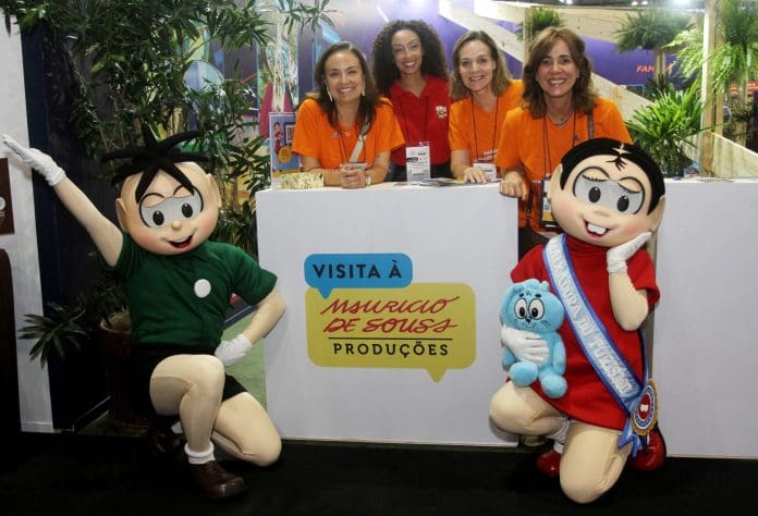 Registo da participação do estande Sindepat no Salão Nacional de Turismo de 2024. Crédito: Divulgação/Sindepat