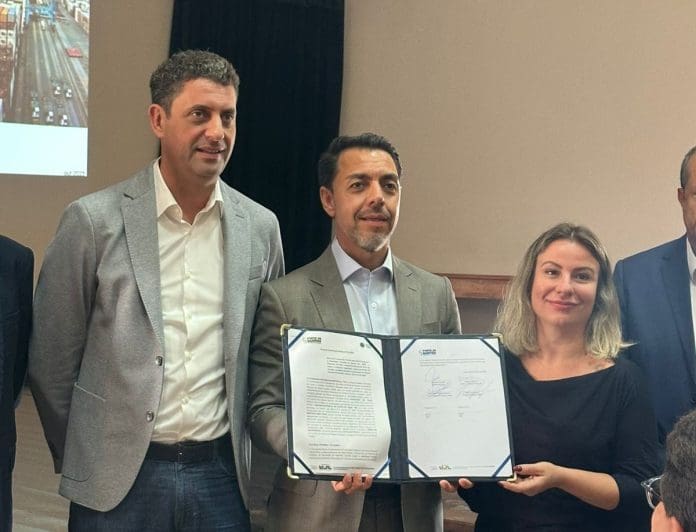 A iniciativa integra um pacote de investimentos superiores a R$ 800 milhões destinados ao Porto de Itajaí (SC). Crédito: Divulgação