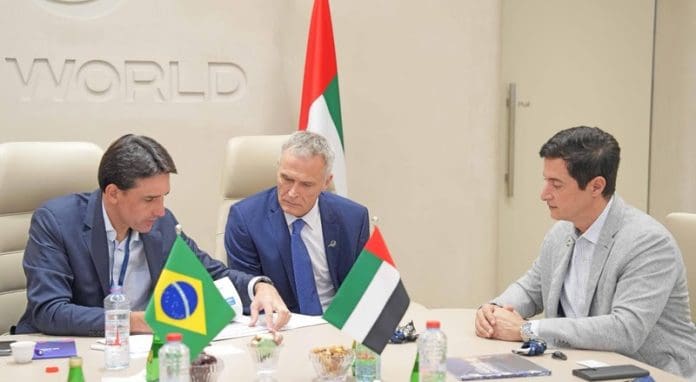 MPor e DP World anunciam investimento bilionário no porto de Santos. Crédito: Divulgação/Assessoria de comunicação DP World MPor e DP World anunciam investimento bilionário no porto de Santos. Crédito: Divulgação/Assessoria de comunicação DP World