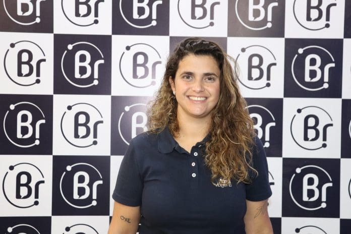 Giulliana Mesquita, head da Azul Viagens. Crédito: Kamilla Alves/Brasilturis