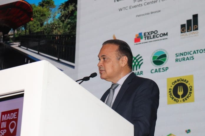 Roberto de Lucena, secretário de Turismo de São Paulo. Crédito: Maurício Herschander/ Brasilturis