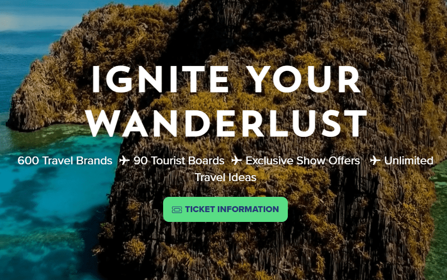 Crédito: Reprodução/Destinations The Holiday & Travel Show