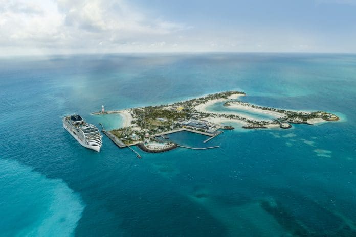 As novas atrações complementam experiências já disponíveis na Ocean Cay, como snorkel, stand up paddle e jet ski, reforçando o posicionamento da ilha como um dos principais diferenciais dos itinerários da MSC no Caribe. Crédito: Divulgação/MSC Cruzeiros